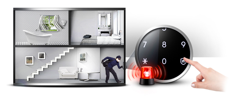 Samsung smart doorlock รุ่น SHS-P718 เป็นกลอนประตูดิจิตอล digital door lock New Push/Pull - Intruder prevention feature