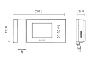 Samsung VDO door phone SHT-3006 CP-611