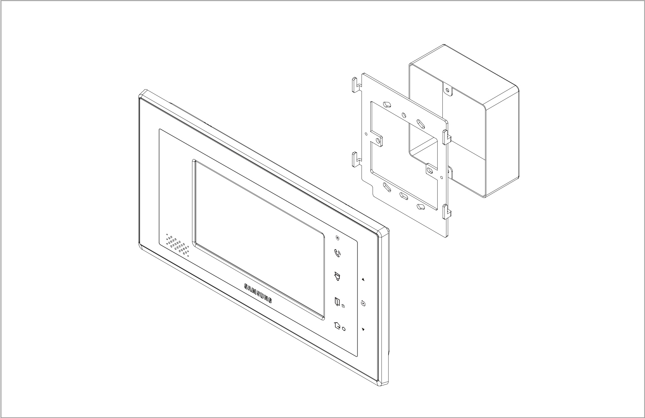 Samsung VDO door phone SHT-3507 CP-611