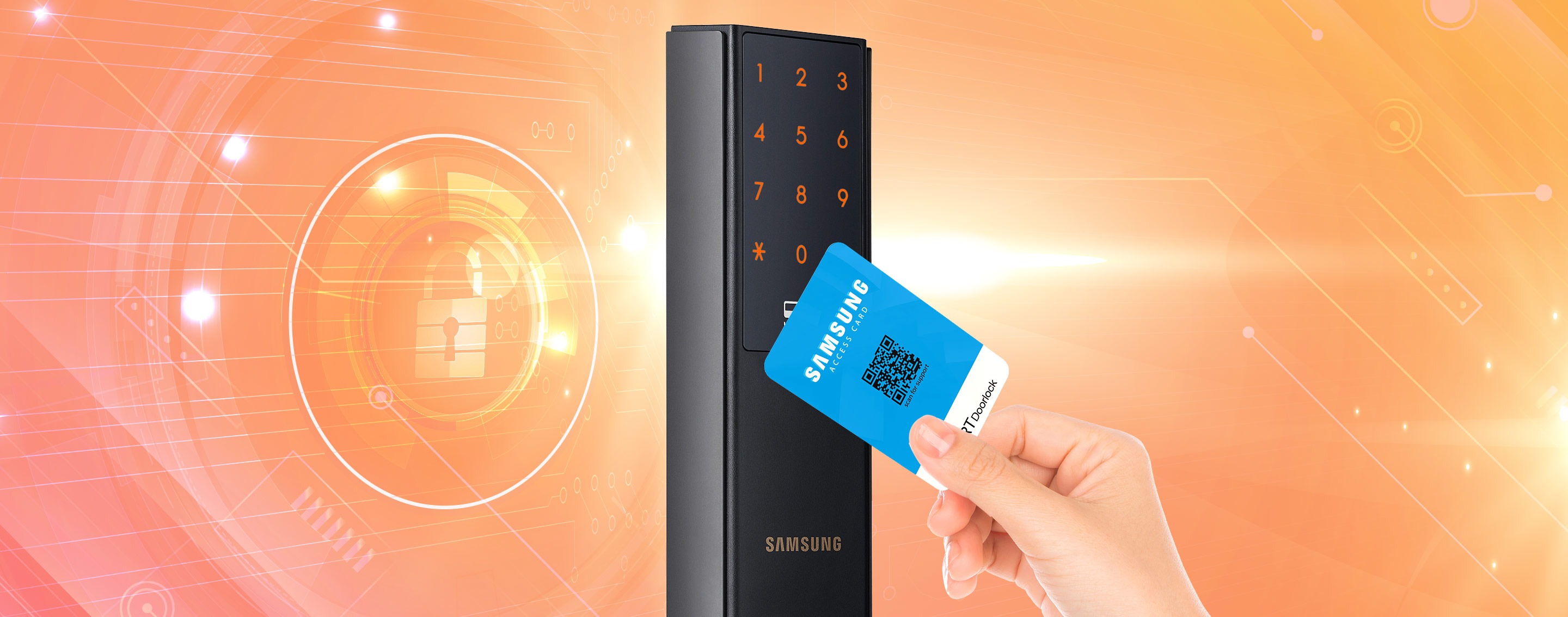 กลอนดิจิอล Samsung Smart digital door lock SHP-DH537 