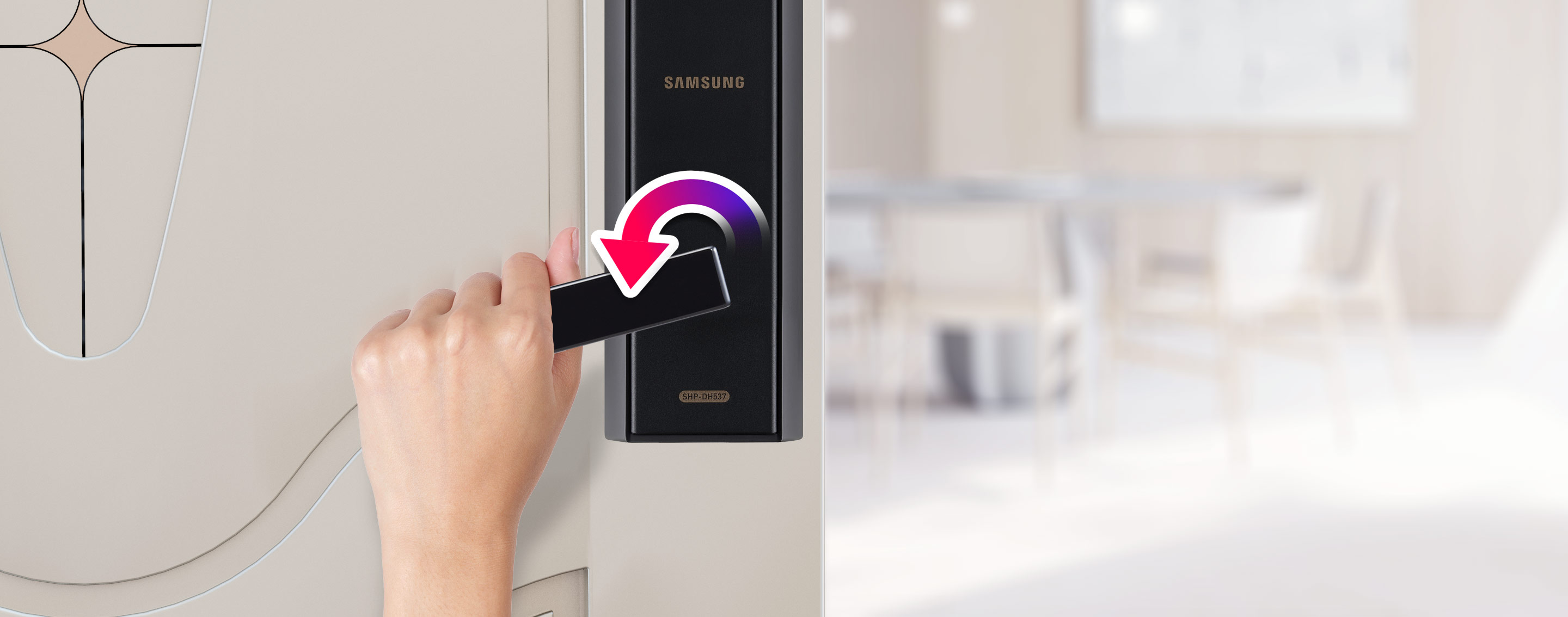 กลอนดิจิอล Samsung Smart digital door lock SHP-DH537 