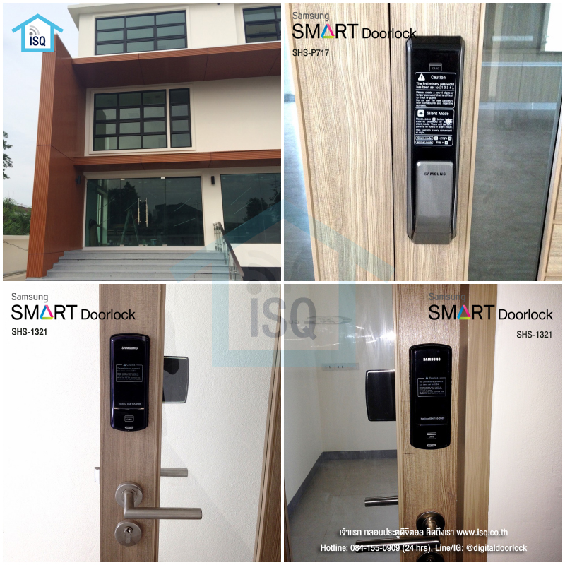 digital door lock กลอนประตูดิจิตอล Project Zeabel Samsung 9 units