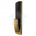 Digital door lock กลอนประตูดิจิตอล - Milre MI-7800 (Main-lock รหัส+บัตร+สแกนนิ้ว+กุญแจ) Push Pull
