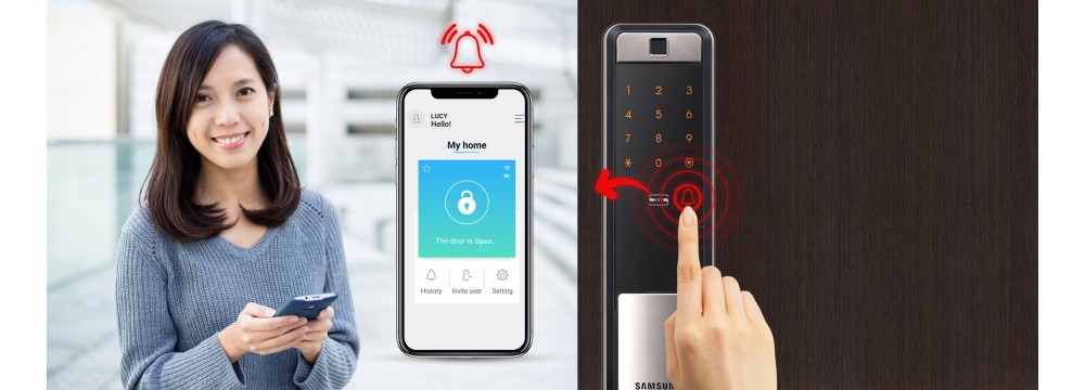 Digital door lock Samsung DP609 WiFi