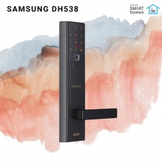 Digital door lock กลอนประตูดิจิตอล - Samsung SHP-DH538 (Main-lock รหัส+ลายนิ้วมือ+กุญแจ) Smart lock 