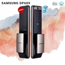 **Free WIFI Digital door lock กลอนประตูดิจิตอล - Samsung SHP-DP609 (Main-lock รหัส+บัตร+สแกนนิ้ว+กุญแจ) WiFi smart lock 