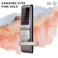 Digital door lock กลอนประตูดิจิตอล - Samsung SHS-5230 H705 (Main-lock รหัส+ลายนิ้วมือ+กุญแจ)