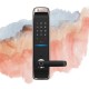 Digital door lock กลอนประตูดิจิตอล - Solity GM-6000BK (Main-lock รหัส+บัตS+สแกนนิ้ว+กุญแจ) + WIFI included